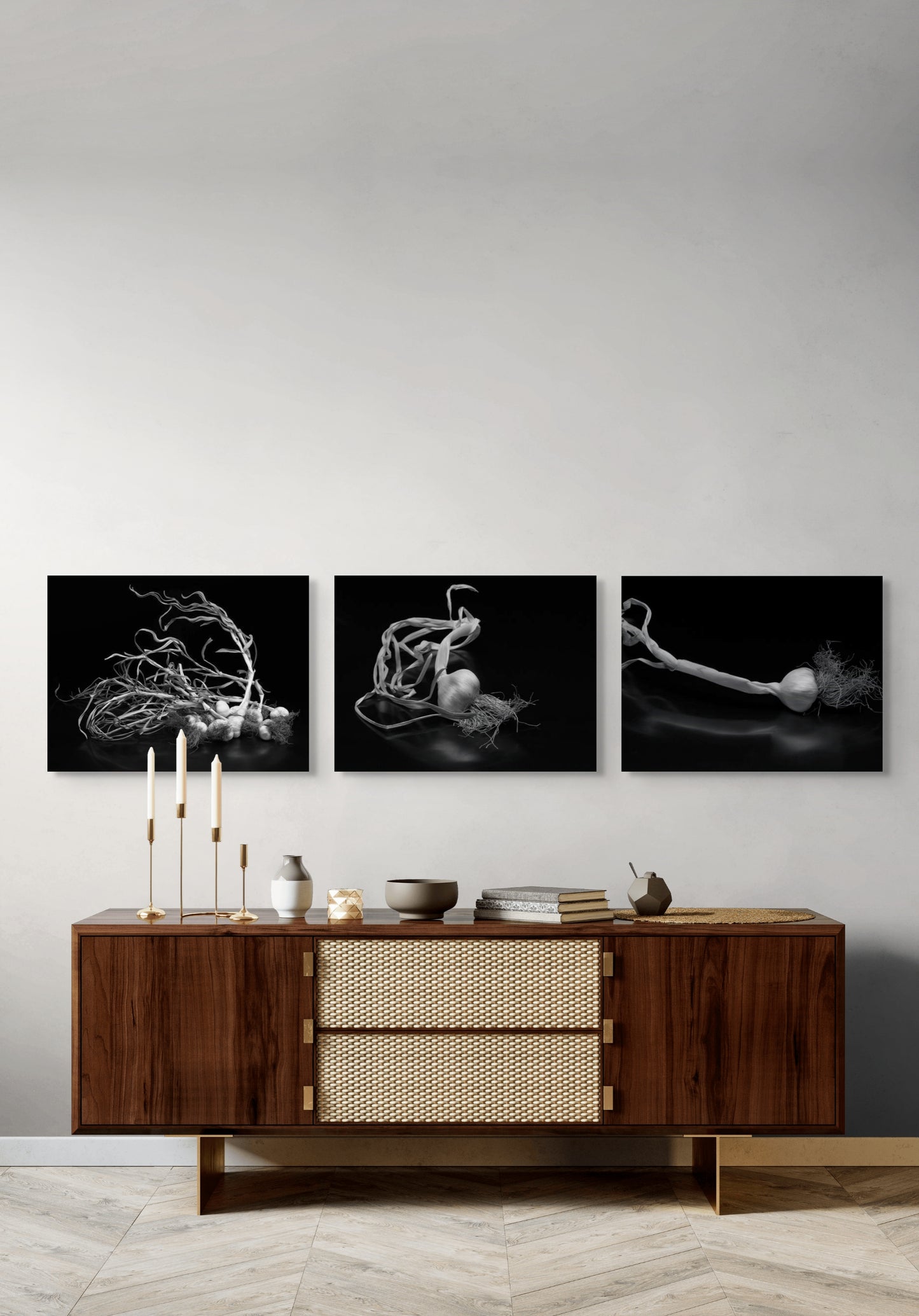Field Garlic Triptych