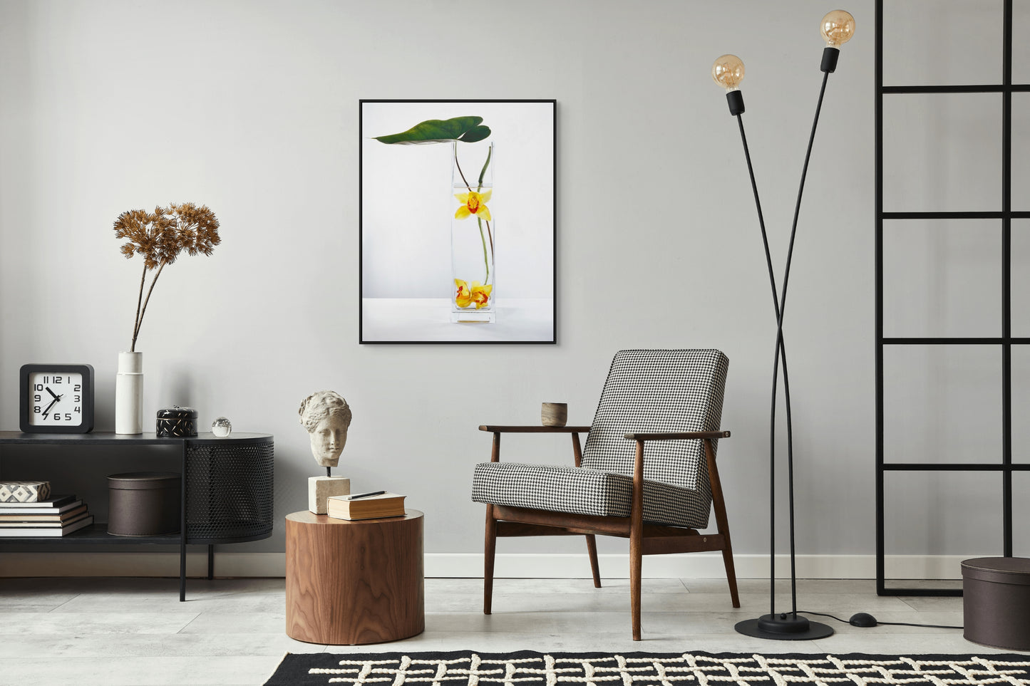 In Water Yellow Cymbidium Orchid