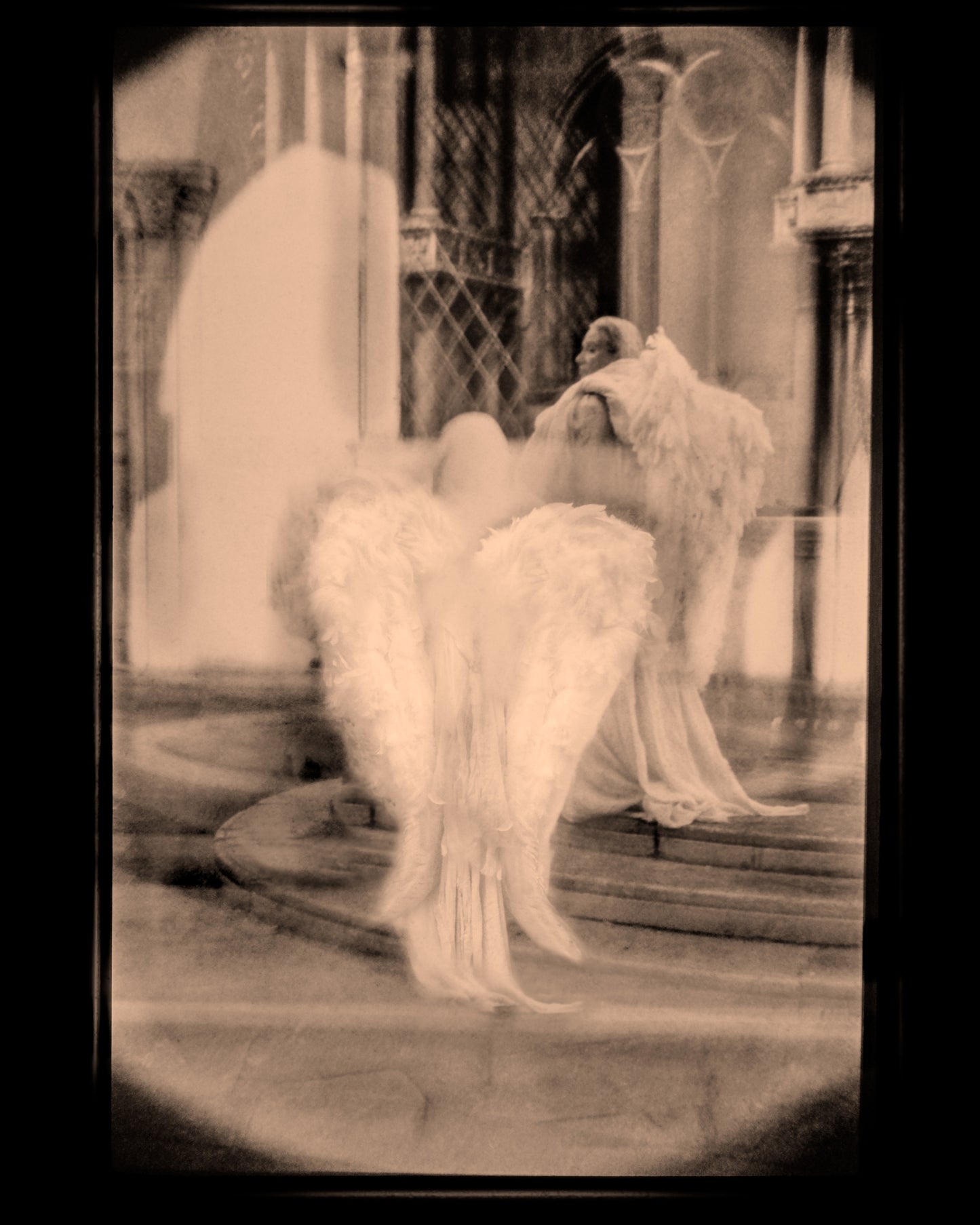 #1_GRANDEST OF ALL ANGELS:  Venice, Italy Triple Exposure