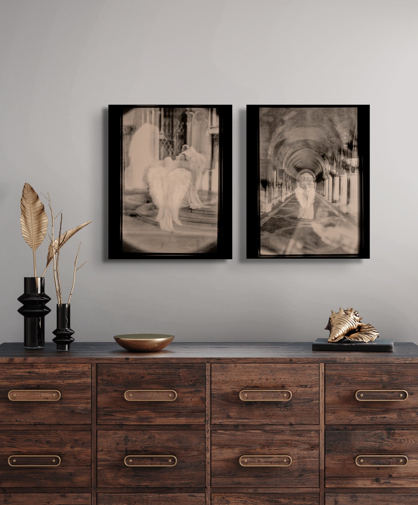 #1_GRANDEST OF ALL ANGELS:  Venice, Italy Triple Exposure