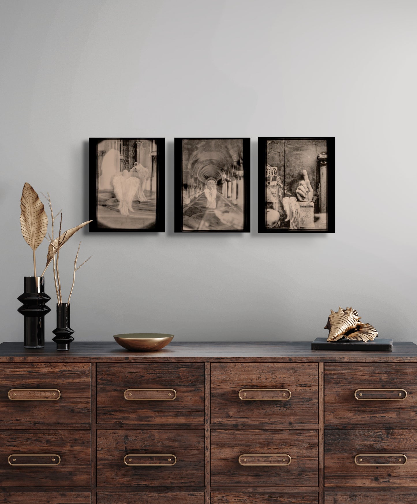 #1_GRANDEST OF ALL ANGELS:  Venice, Italy Triple Exposure